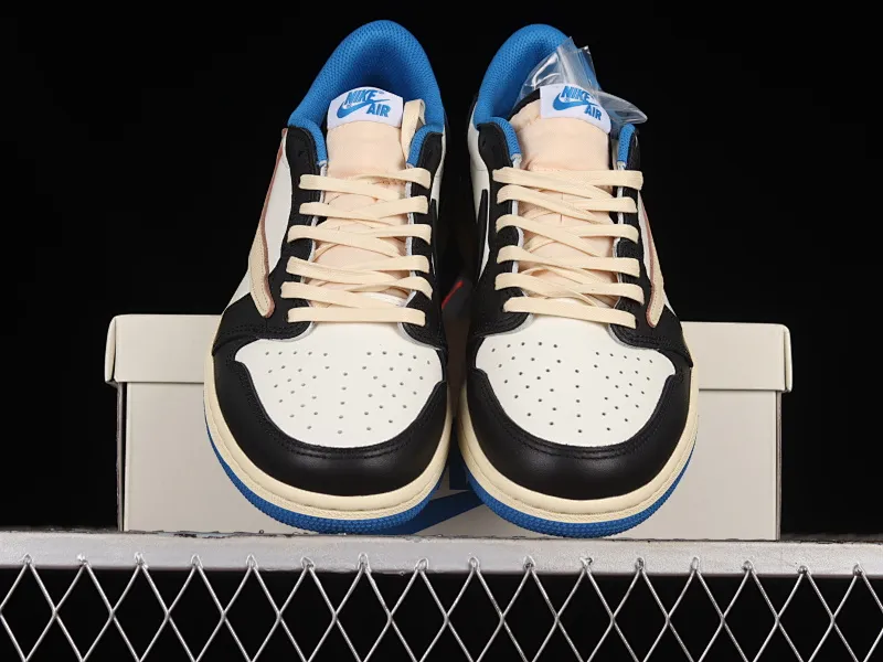 All categories Air Jordan Jordan series basketball shoes Air Jordan 1 Low LJR version Travis Scott x Air Jordan 1 Low OG AJ1 Joe 1 joint overhead hook DM7866-140